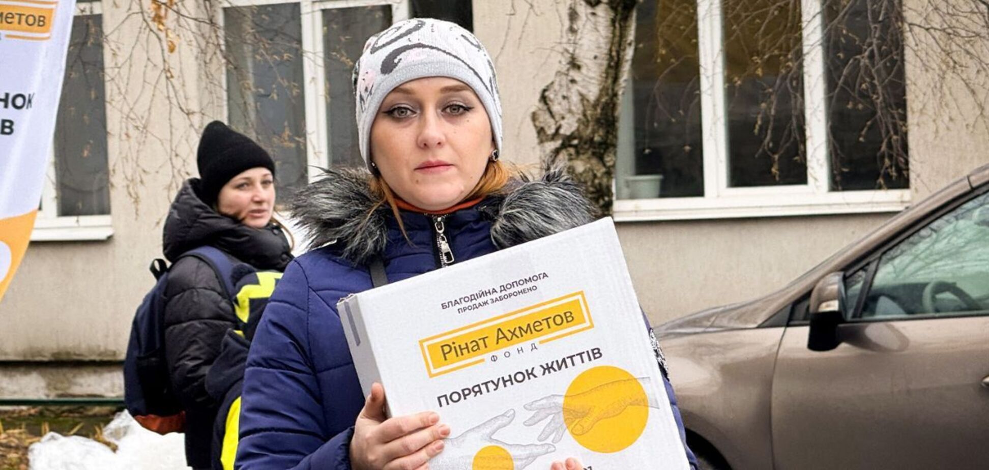 У прифронтовому Краматорську мами з дітьми отримали допомогу від Фонду Ріната Ахметова