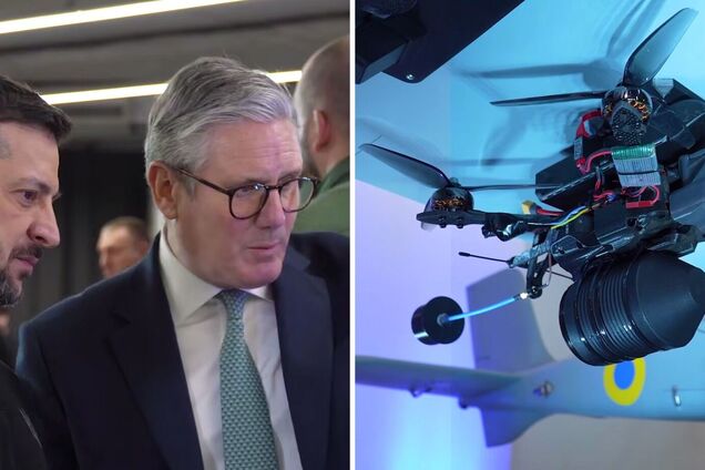 'Наша цель – произвести рекордное количество': Зеленский показал Стармеру украинские дроны. Фото и видео