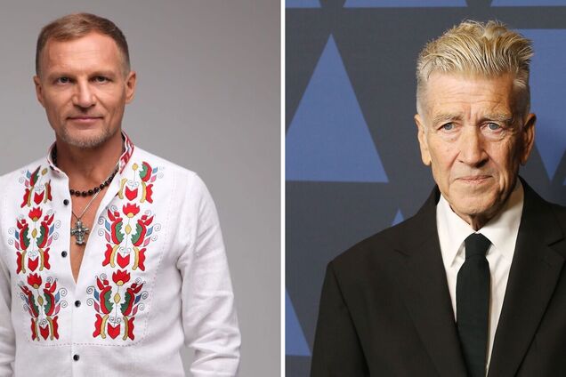 'Завжди був за Україну': Олег Скрипка показав архівне фото з Девідом Лінчем, якого знав особисто