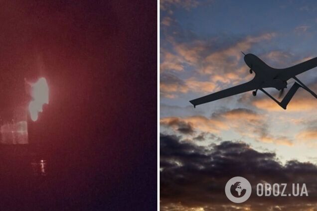 БПЛА атакували нафтобазу у Тульській області РФ: горять резервуари з паливом. Відео