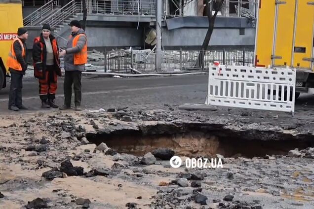 Одну ракету сбили на небольшой высоте: Игнат объяснил серьезные разрушения в Киеве