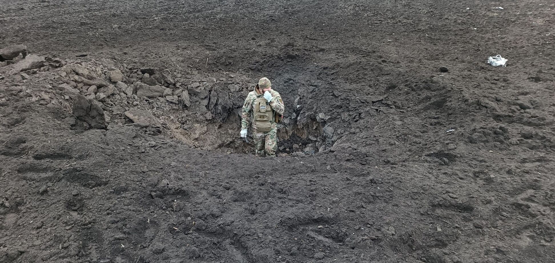 На Кіровоградщині знешкодили нерозірвану бойову частину ворожої ракети. Фото