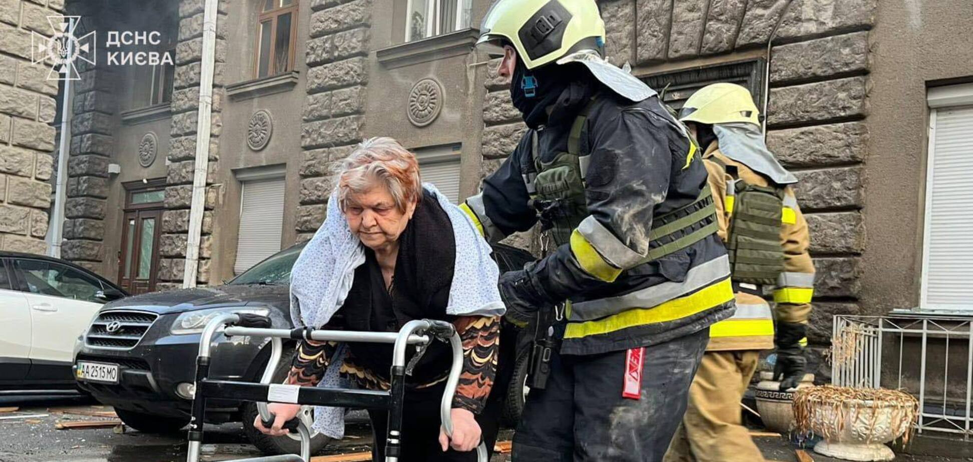 'Серце вистрибувало із грудей': історія 90-річної киянки, яка пережила жахливу атаку РФ по центру Києва в новорічну ніч