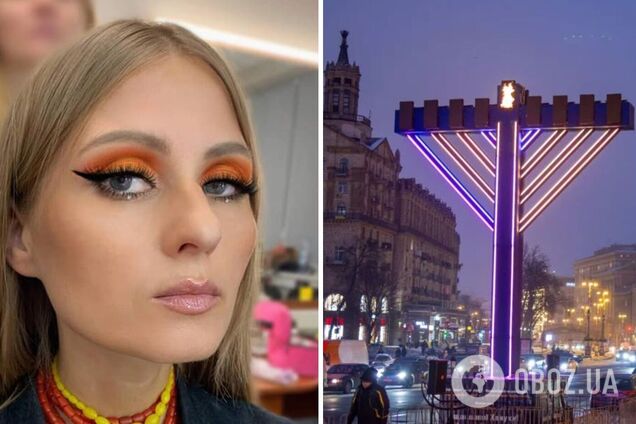 Посольство Ізраїлю відреагувало на антисемітські заяви Каті Chilly, яку обурила ханукія в центрі Києва
