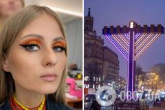 Посольство Ізраїлю відреагувало на антисемітські заяви Каті Chilly, яку обурила ханукія в центрі Києва
