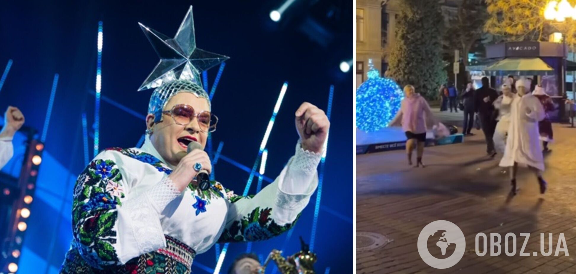 'Крим наш!' Жителі окупованого Сімферополя зустріли Новий рік під хіт Вєрки Сердючки: танцювали навіть Дід Мороз і Снігуронька