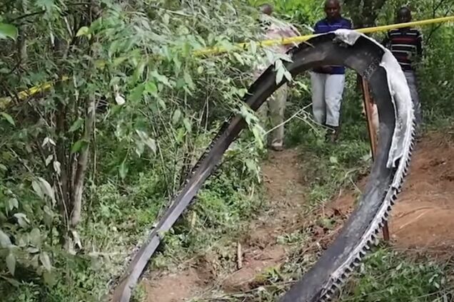 Космічне сміття вагою понад 450 кг впало на село в Кенії: вражаючі фото та відео
