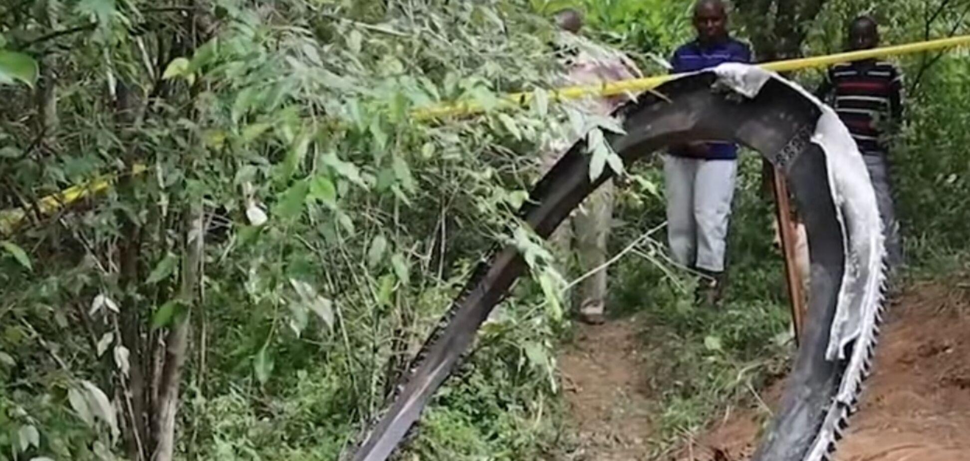 Космічне сміття вагою понад 450 кг впало на село в Кенії: вражаючі фото та відео