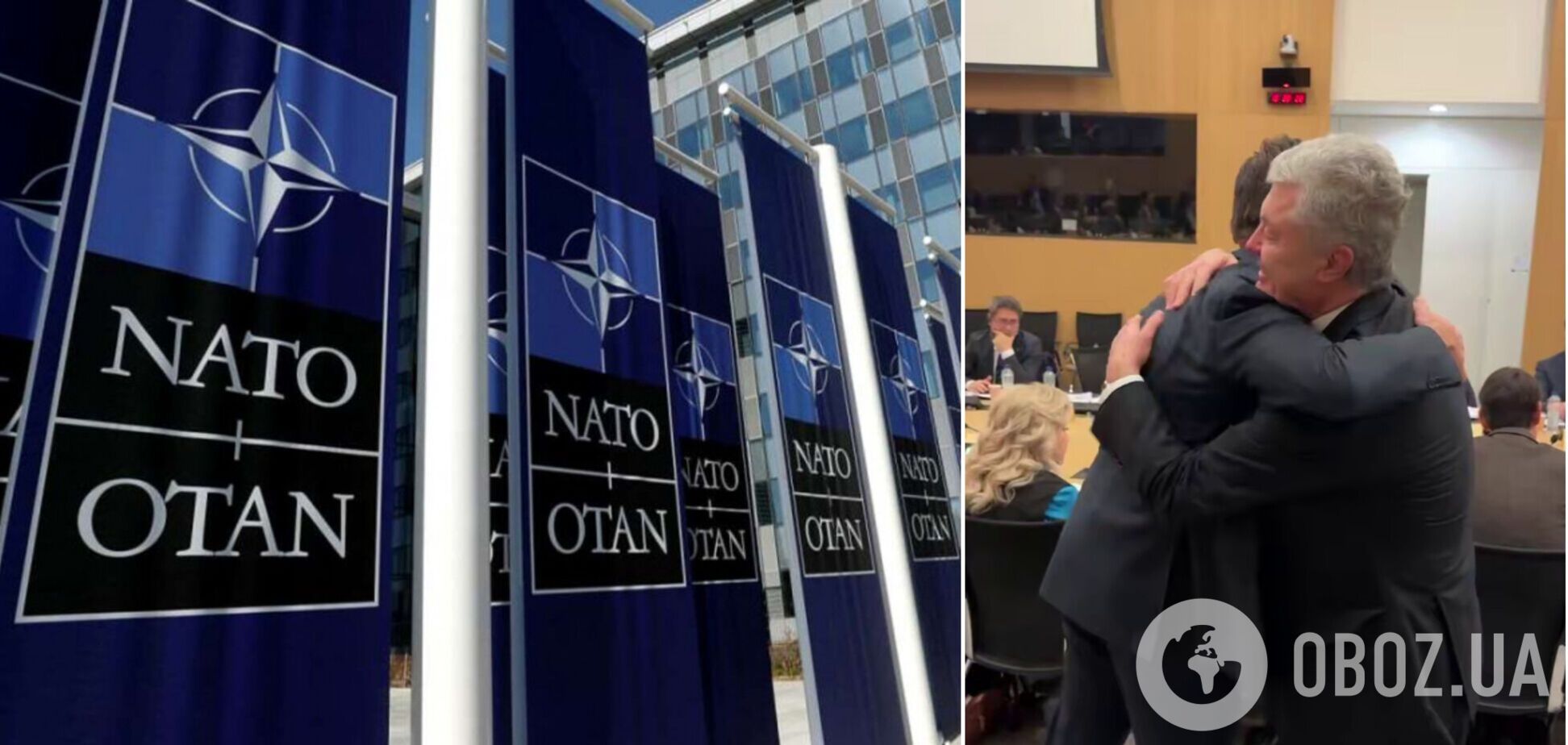 'Всегда находили общий язык': видео эмоциональной встречи Порошенко с генсеком НАТО Рютте попало в сеть