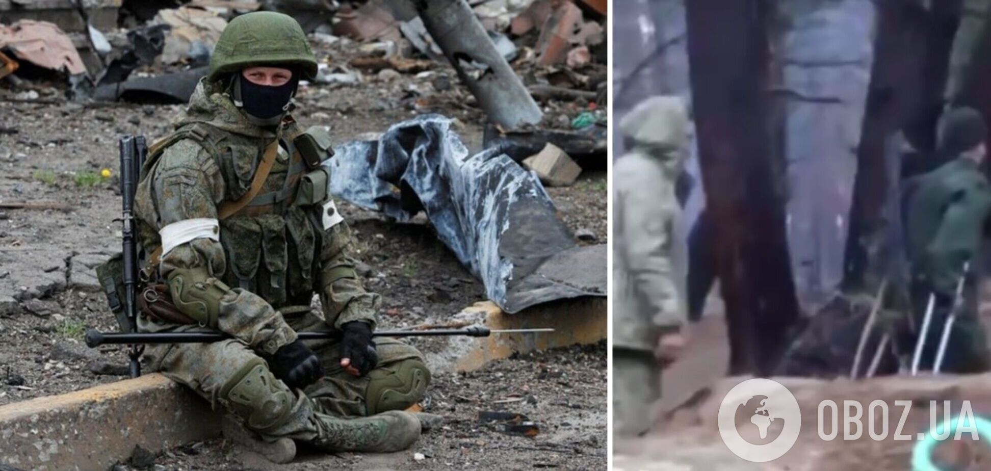 Оккупантов отправляют на боевые задания даже на костылях: в сети показали видео