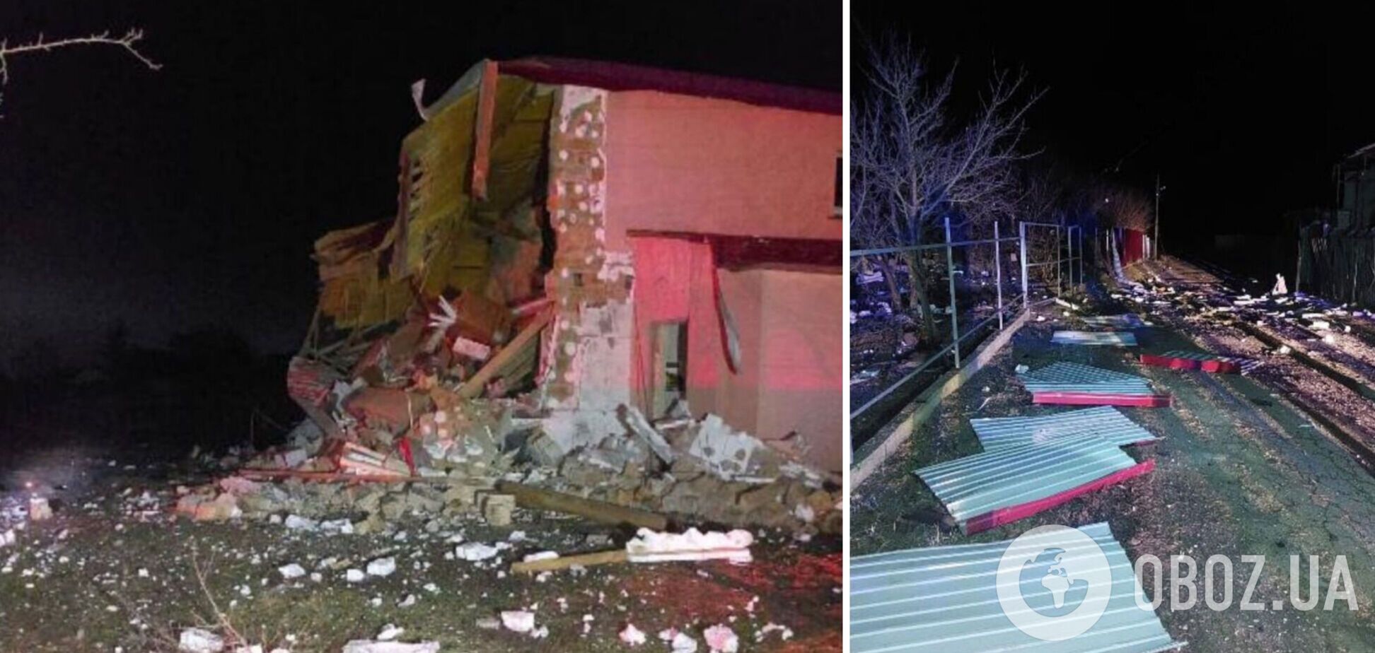 Пошкоджено будинки та лінію електромережі: у КОВА розповіли про наслідки російської атаки на Київщину. Фото