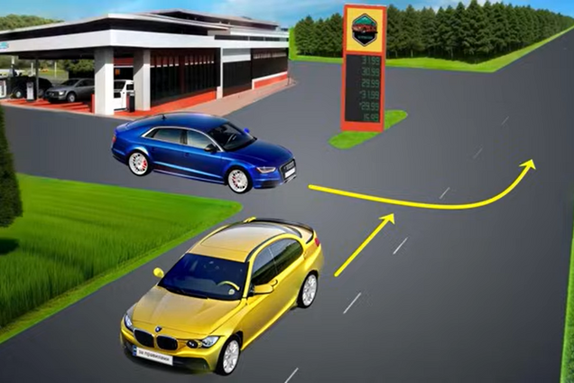 Хто має дати дорогу? Хитре завдання на знання ПДР