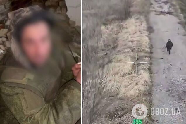 Заставили сдаться: пограничники взяли в плен оккупанта с помощью БПЛА. Видео