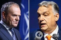 'Станет очевидно, что он играет за Путина': Туск пригрозил Орбану 'последствиями', если тот будет блокировать санкции ЕС против России