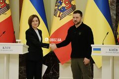 Зеленский и Санду призвали Россию вывести войска из временно оккупированных территорий Украины и Приднестровья: совместное заявление