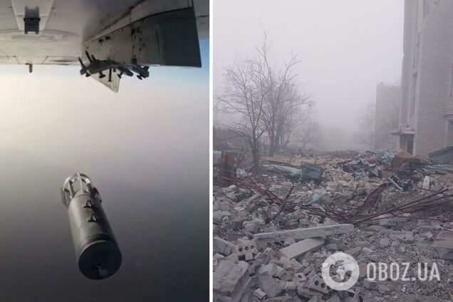 Оккупанты сбросили шесть авиабомб на больницу на Херсонщине: здание разрушено, у медиков контузии