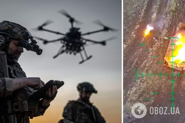 Под Купянском пилоты БпЛА уничтожили 6 единиц бронетехники оккупантов. Видео