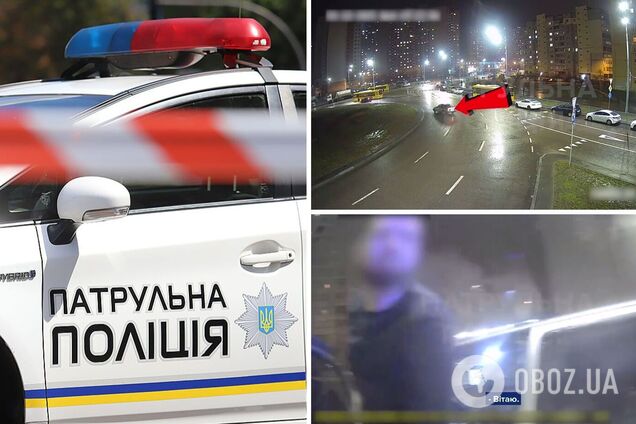 'Мамкин дрифтер': в Киеве остановили водителя-нарушителя с признаками наркотического опьянения. Видео