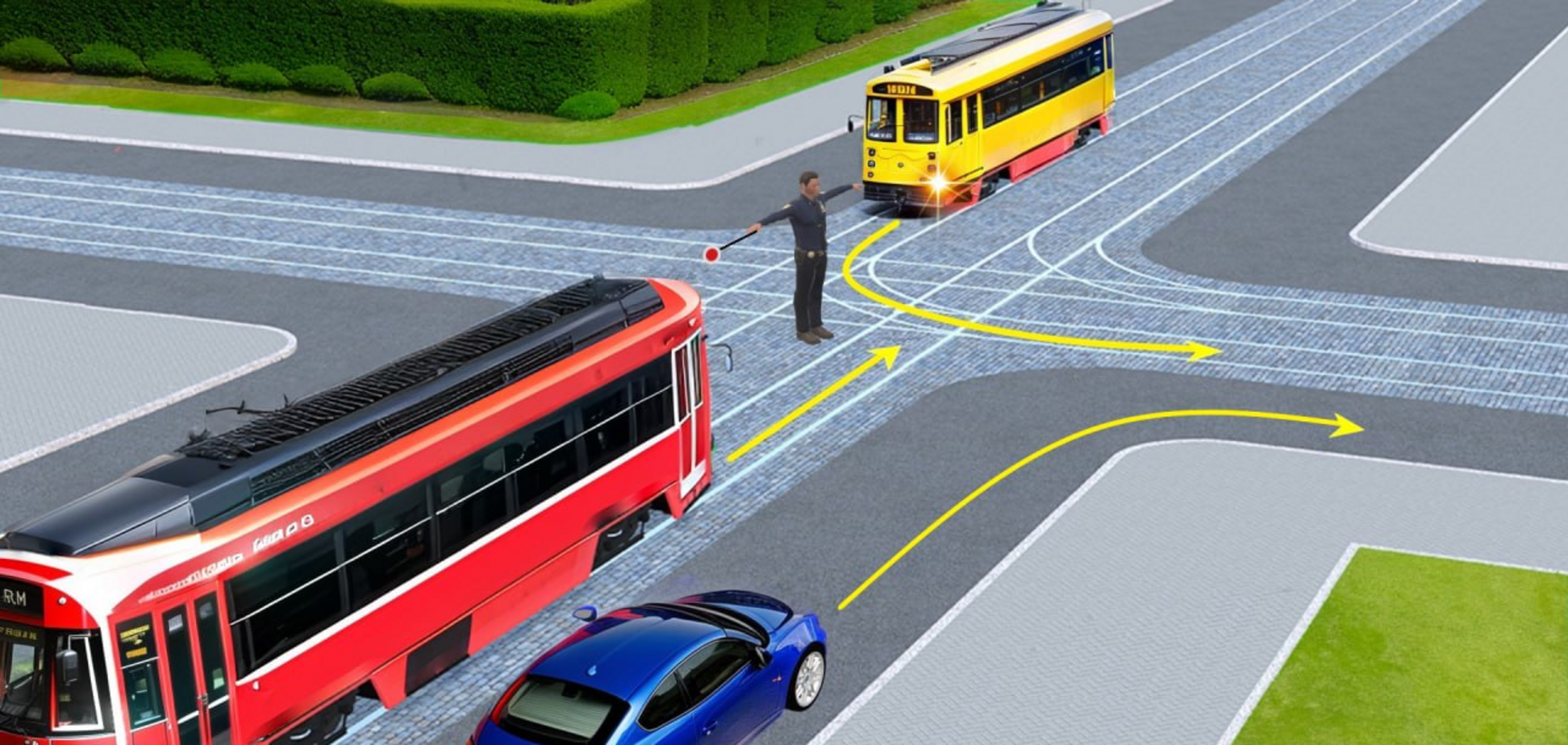 Кому заборонено продовжувати рух? Завдання на знання ПДР