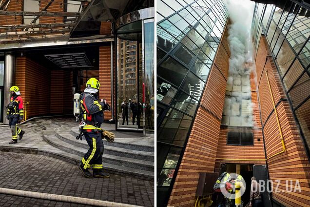 У Києві на Печерську сталася пожежа в елітному фітнес-клубі. Подробиці, фото та відео