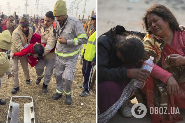 Через тисняву на релігійному фестивалі в Індії загинуло щонайменше 30 людей, травмованих удвічі більше. Фото