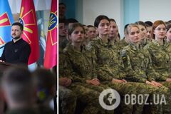 'Украинскому войску нужны люди с современными взглядами': Зеленский встретился с курсантами военных вузов. Фото и видео