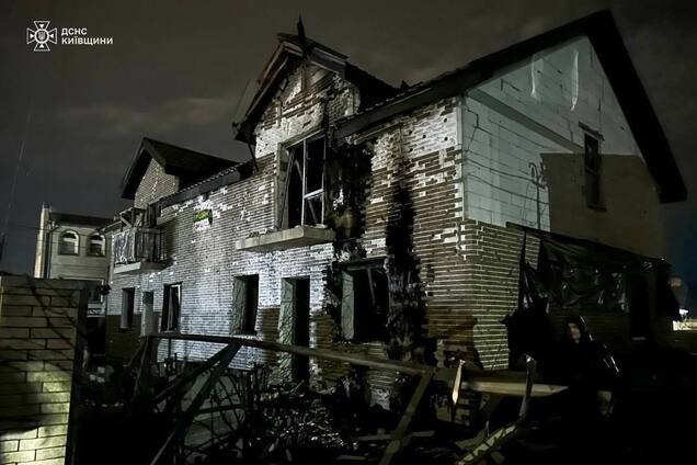 На Київщині внаслідок ворожої атаки загинула людина, кількість поранених зросла до п'яти. Фото