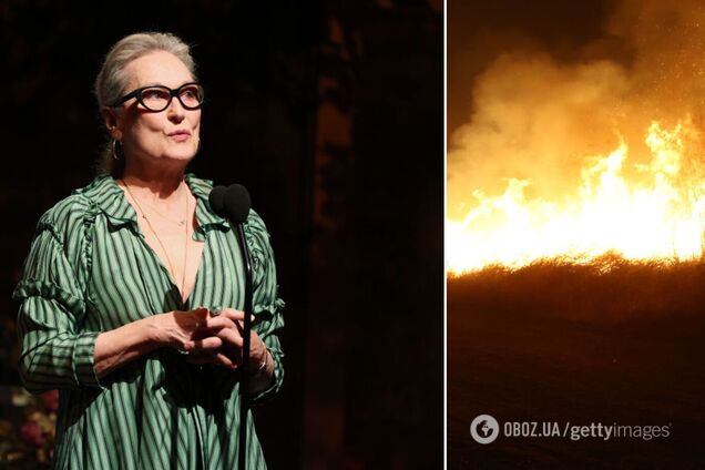 Единственный выход заблокировало дерево: 75-летняя Мерил Стрип чудом спаслась от пожаров в Лос-Анджелесе