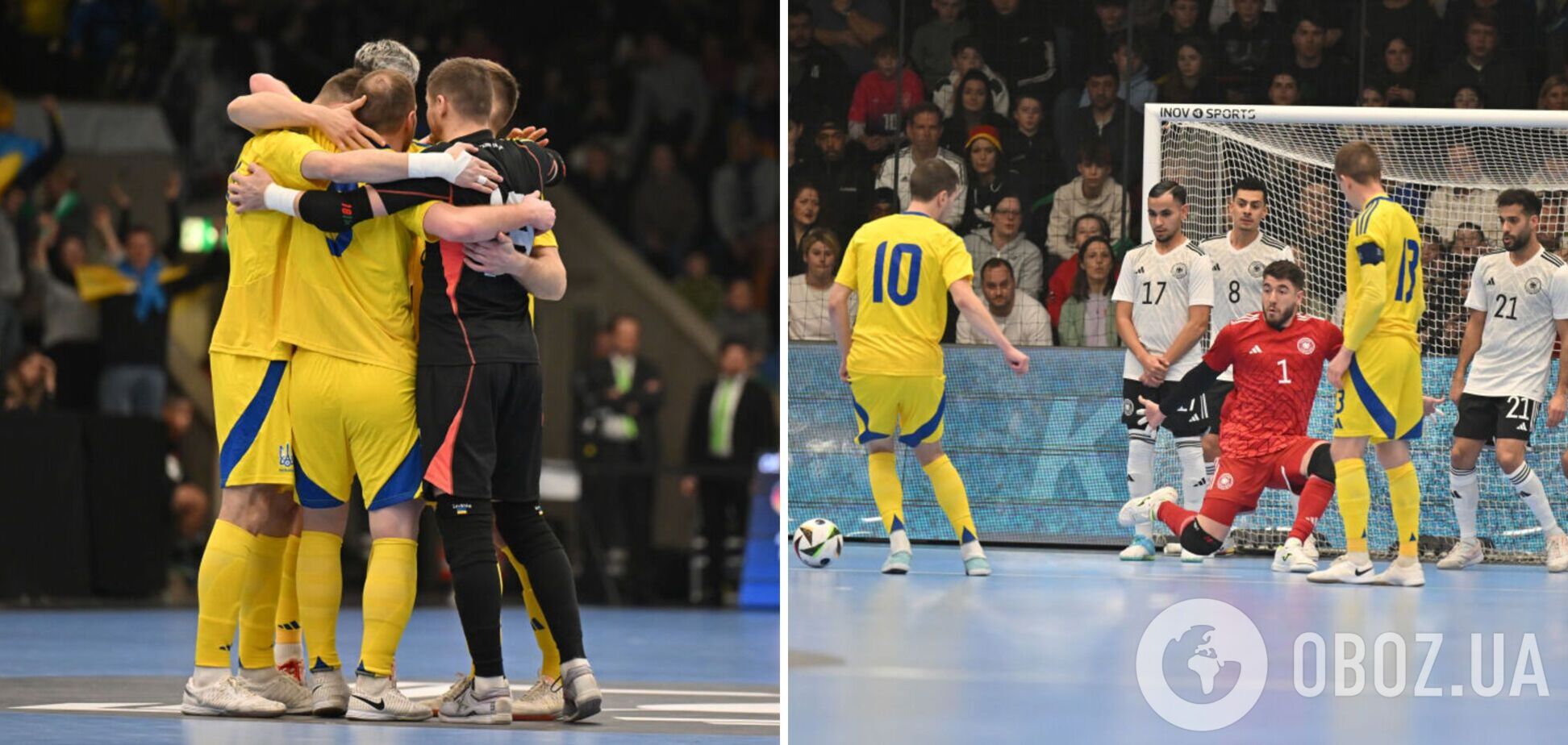 Украина обыграла Германию в отборе Евро-2026 по футзалу, забив 5 голов. Видео