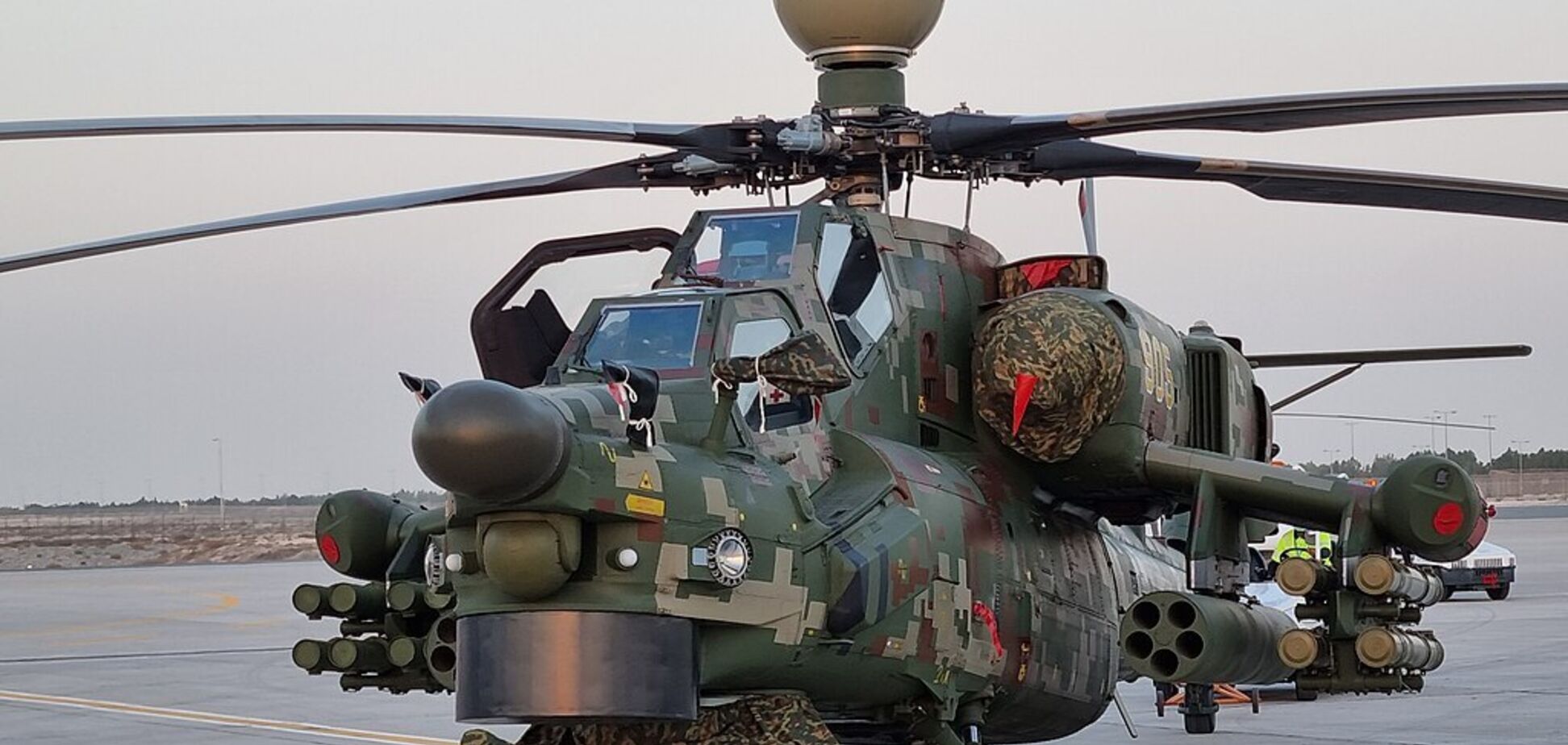 У Росії розбився та згорів військовий вертоліт Мі-28: є загиблі