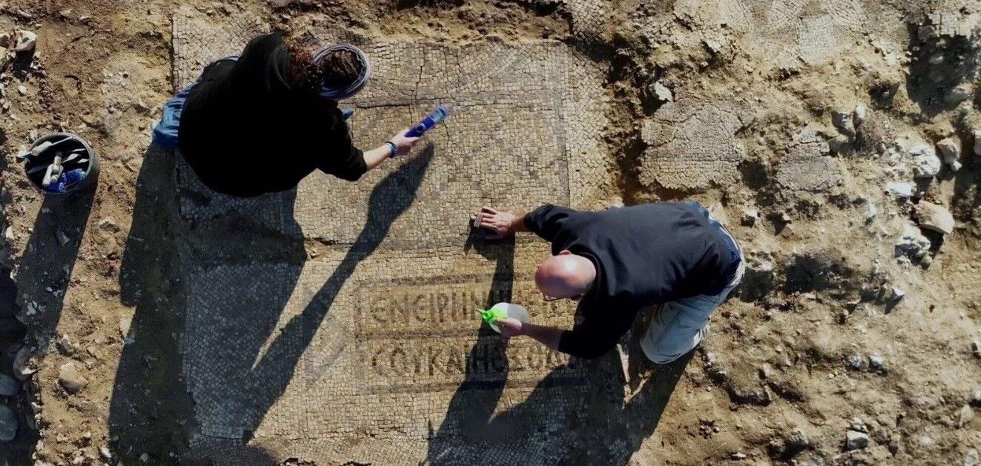 В Ізраїлі знайшли візантійський монастир, якому 1500 років: усередині була мозаїка з Божим благословенням