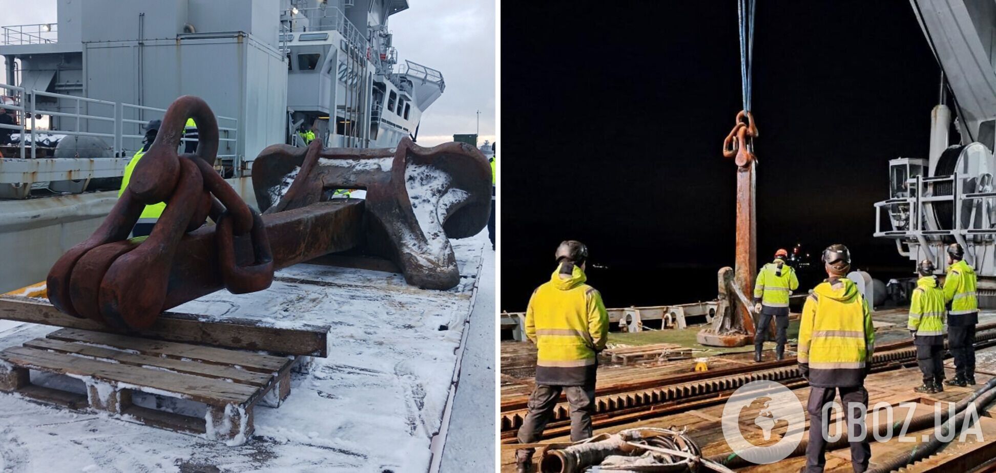 На дне Финского залива нашли якорь танкера, который мог порвать подводные кабели