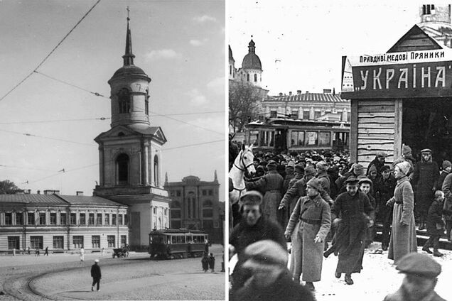 В сети показали, как выглядела одна из старейших площадей Киева в 1920-х годах. Архивные фото