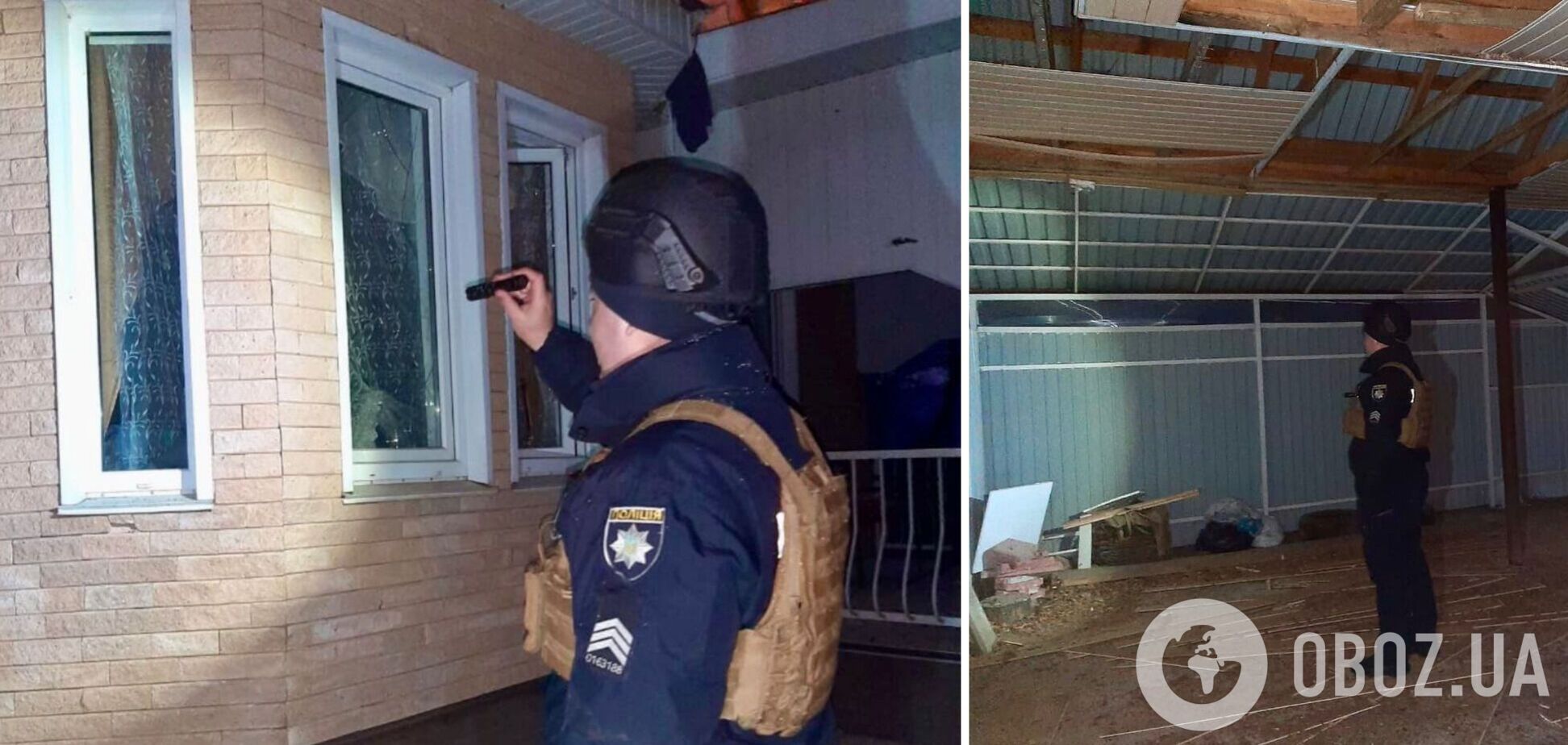 Є пошкодження: у поліції розповіли про наслідки російської атаки на Київщину. Фото