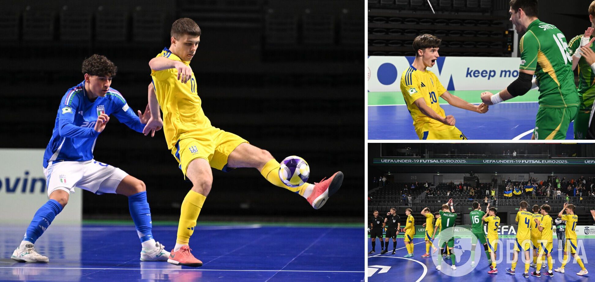 Украина неожиданно всухую обыграла Италию и вышла в полуфинал чемпионата Европы по футзалу U-19. Видео