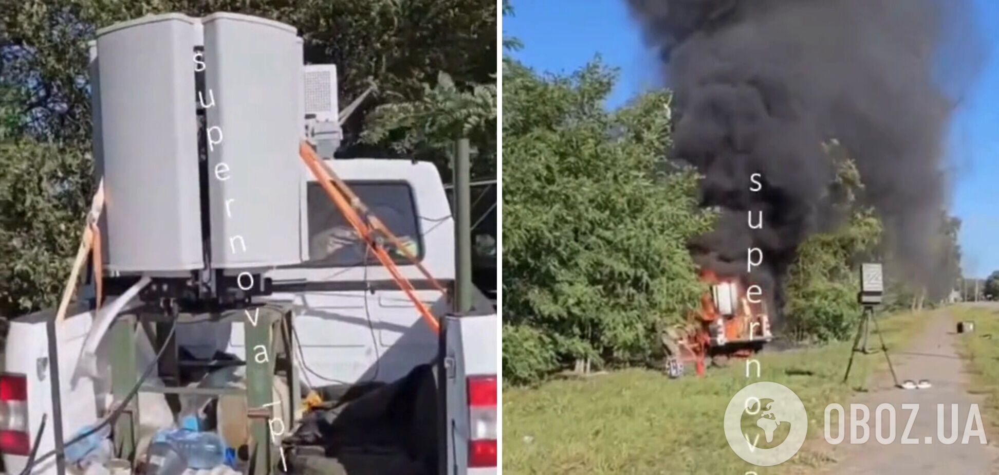 Окупанти похвалилися дорогим РЕБом і поплатились: його швидко перетворили на брухт. Відео