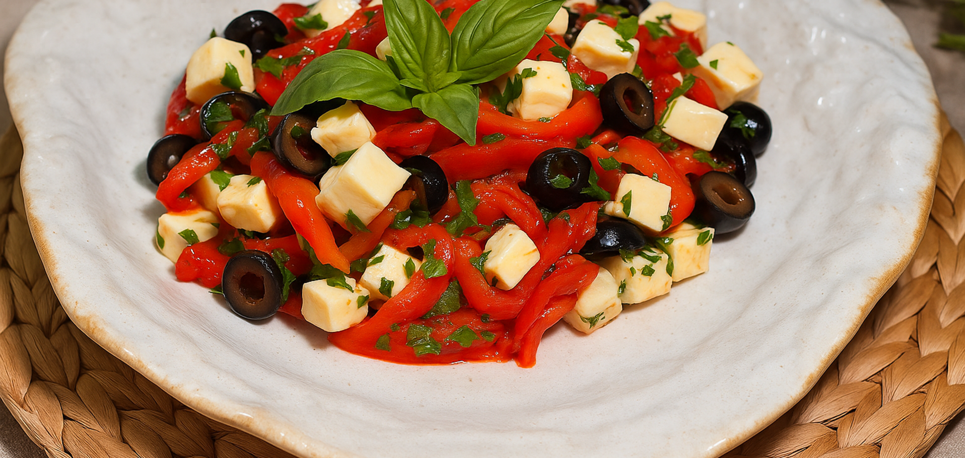 Вкусный салат из запеченных перцев: простой рецепт с сыром и петрушкой