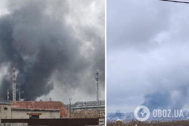 Был виден дым: в Кстово под Нижним Новгородом поражен НПЗ. Фото