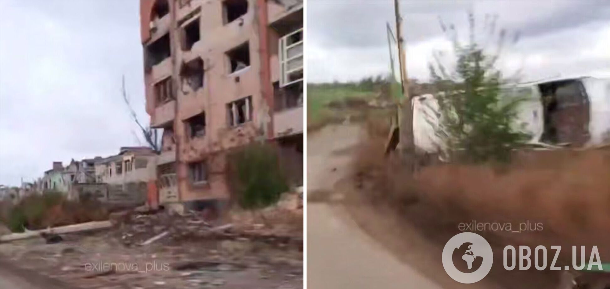 Суцільна руїна: у мережі показали, який вигляд має понівечений окупантами Бахмут. Відео