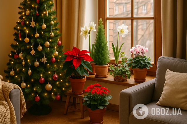Принесуть святковий настрій: які кімнатні рослини купити перед Різдвом