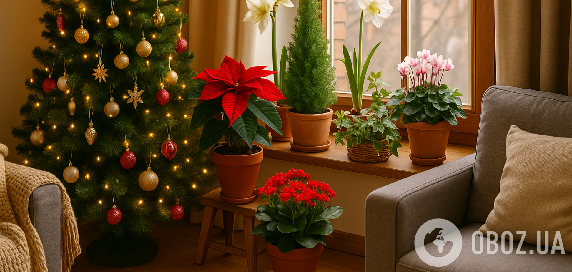 Принесуть святковий настрій: які кімнатні рослини купити перед Різдвом