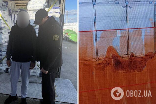 Громадянин Сирії намагався потрапити в Україну у фурі з підгузками, але його швидко викрили. Фото і відео