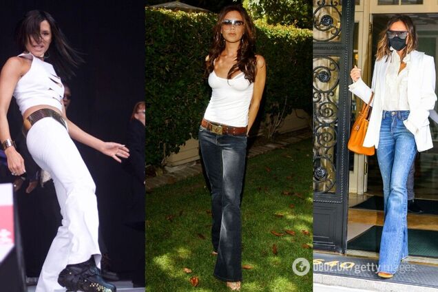 Який вигляд мають улюблені джинси Вікторії Бекхем, які вона носить уже 25 років