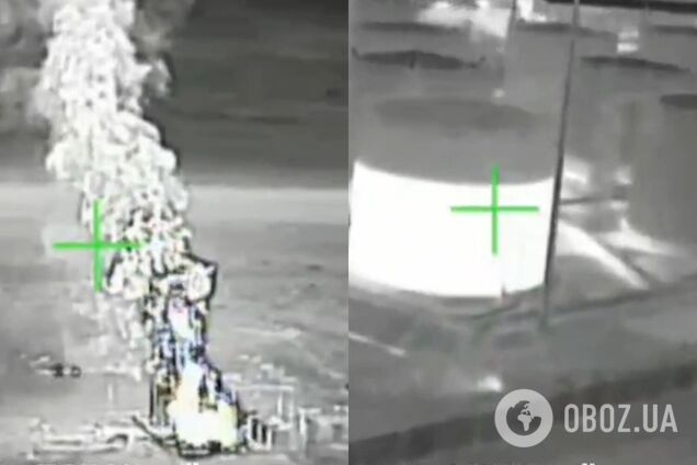 В Генштабе подтвердили удары по нефтебазе и военным целям России в Крыму. Видео