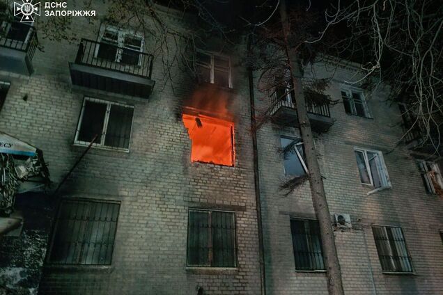 Войска РФ атаковали Запорожье и область: есть раненые, повреждены учебное заведение и детсад. Видео