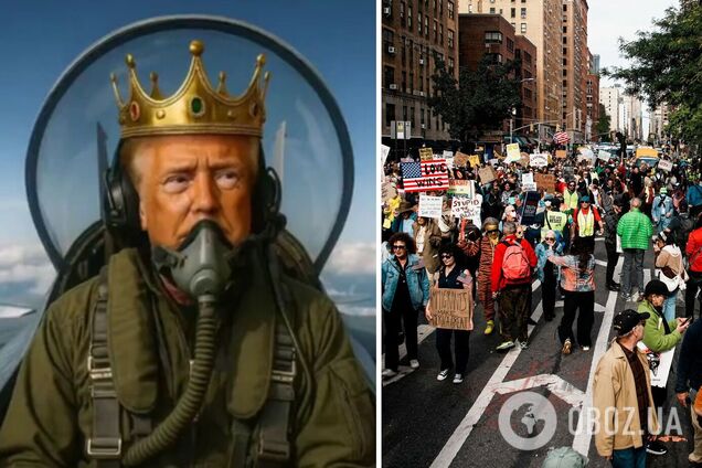 Протесты No Kings: Вэнс отличился провокацией, а Трамп 'полил' протестующих дерьмом. Видео