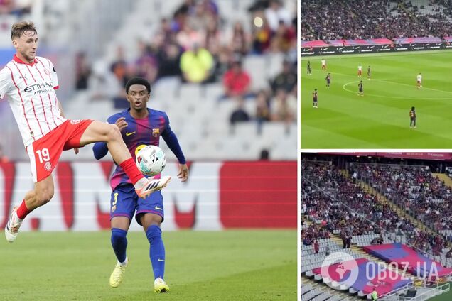 Футболист сборной Украины стал участником бунта в Испании. Видео