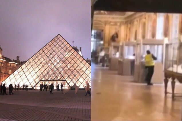 Злочинці впорались за кілька хвилин: з'явилося відео зухвалого пограбування Лувру