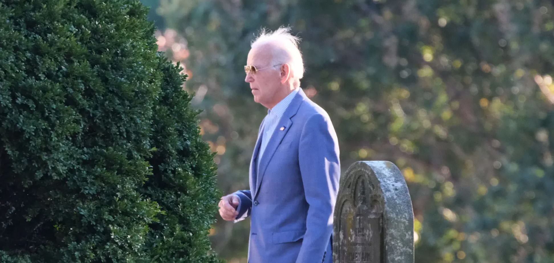 Байден впервые появился на публике после начала лучевой терапии против рака. Фото