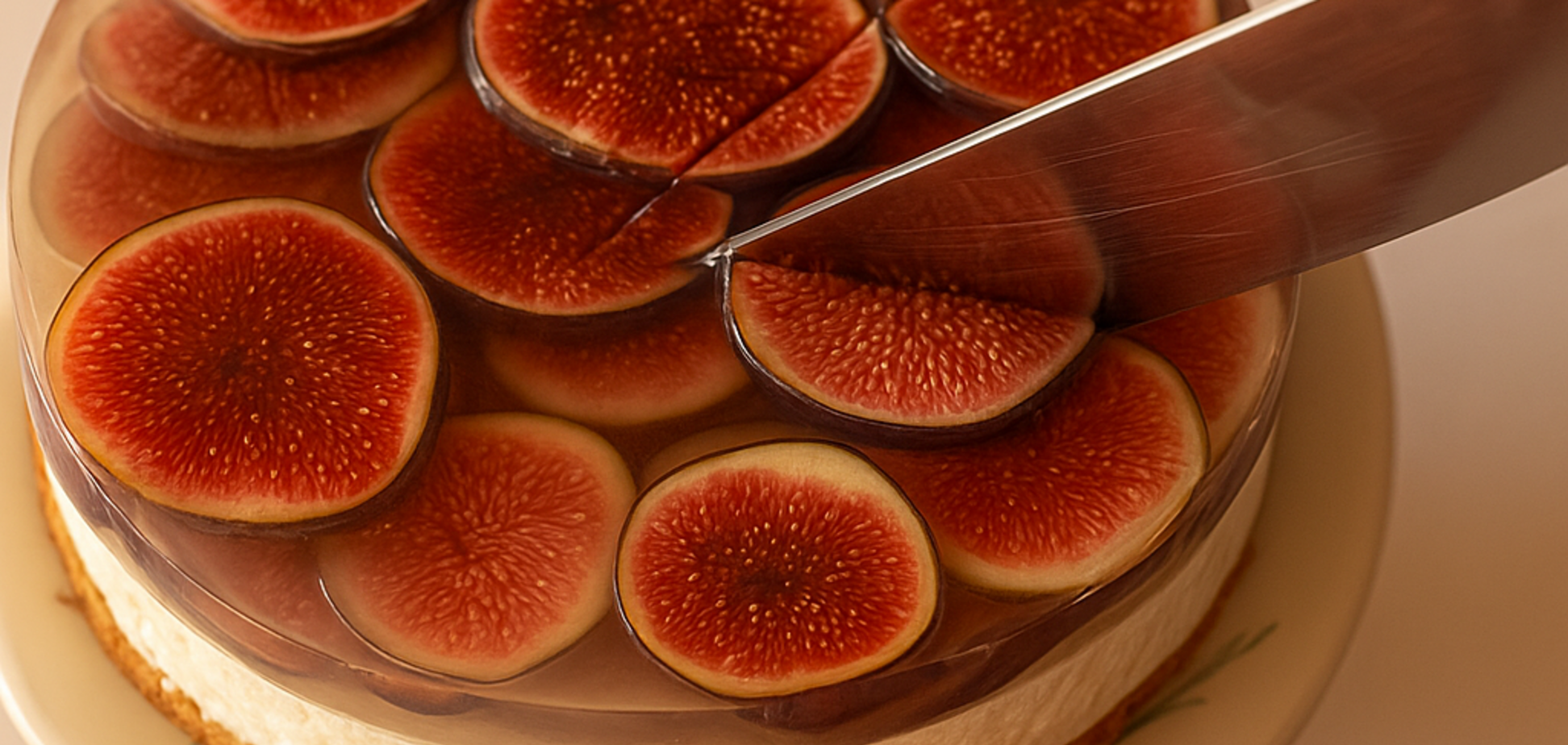 Изысканный осенний чизкейк с инжиром: выпекать не придется